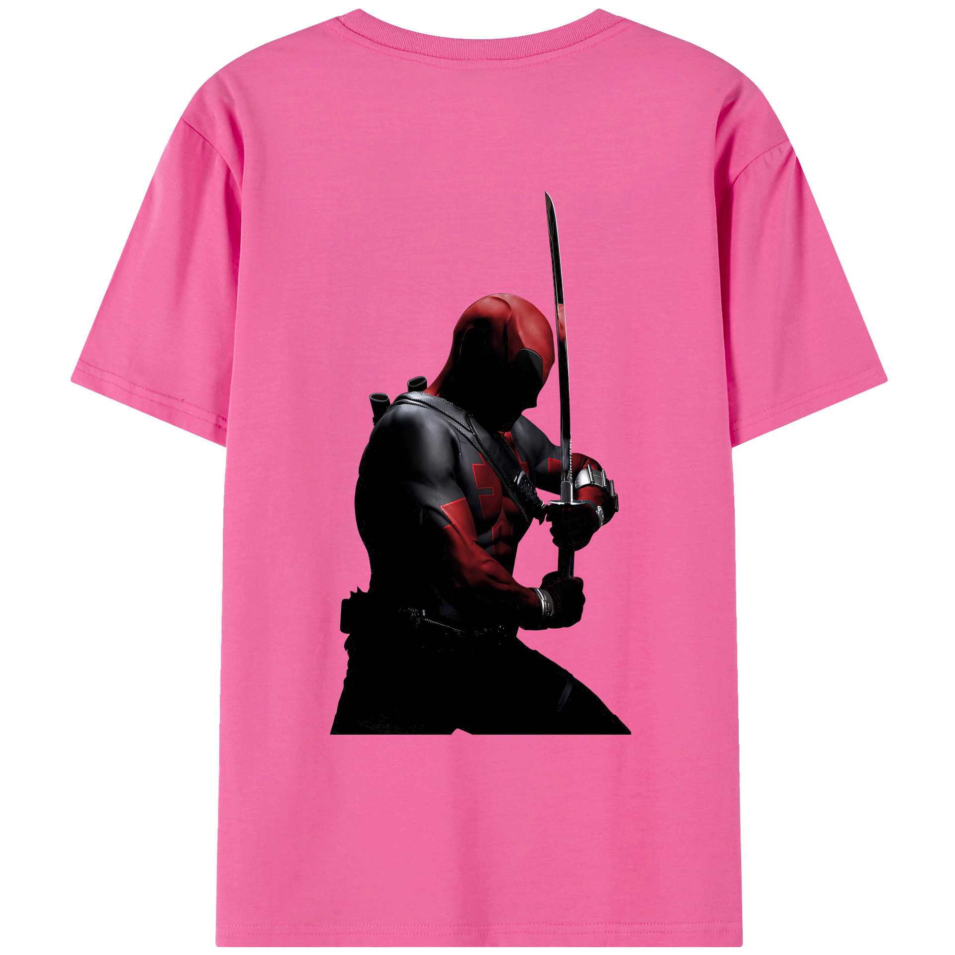（画像用） Deadpool デッドプール レディース半袖Tシャツ(バックプリント)